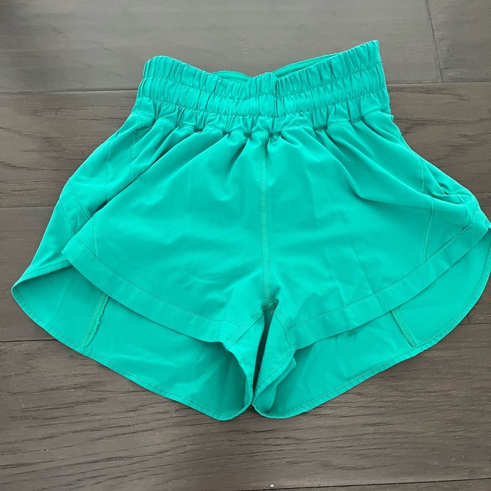 Lululemon Athletica Teal Athletic Shorts